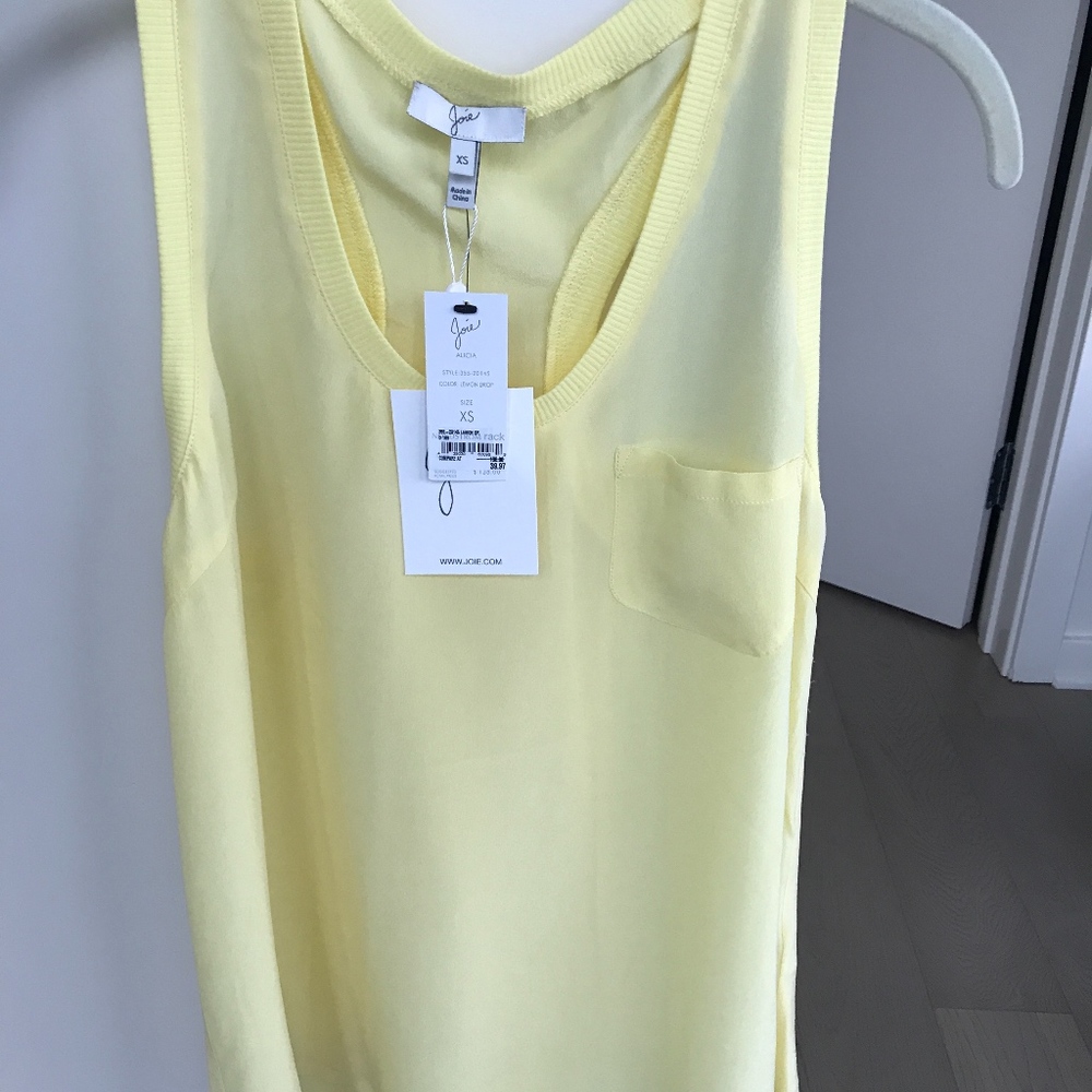 Joie 'Alicia' Silk Racerback Tank